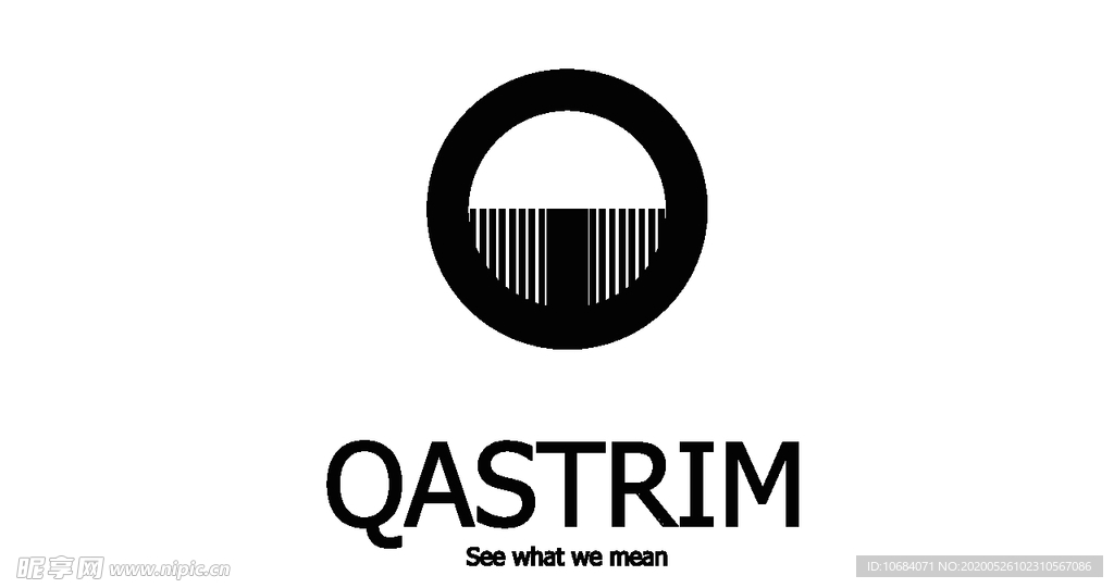 矢量字母logo标志Q元素