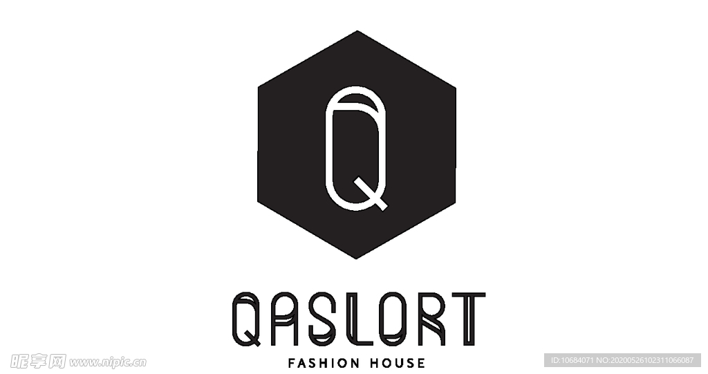 矢量字母logo标志Q元素