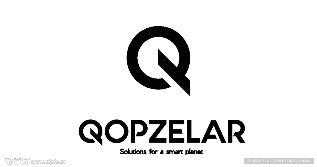 矢量字母logo标志Q元素