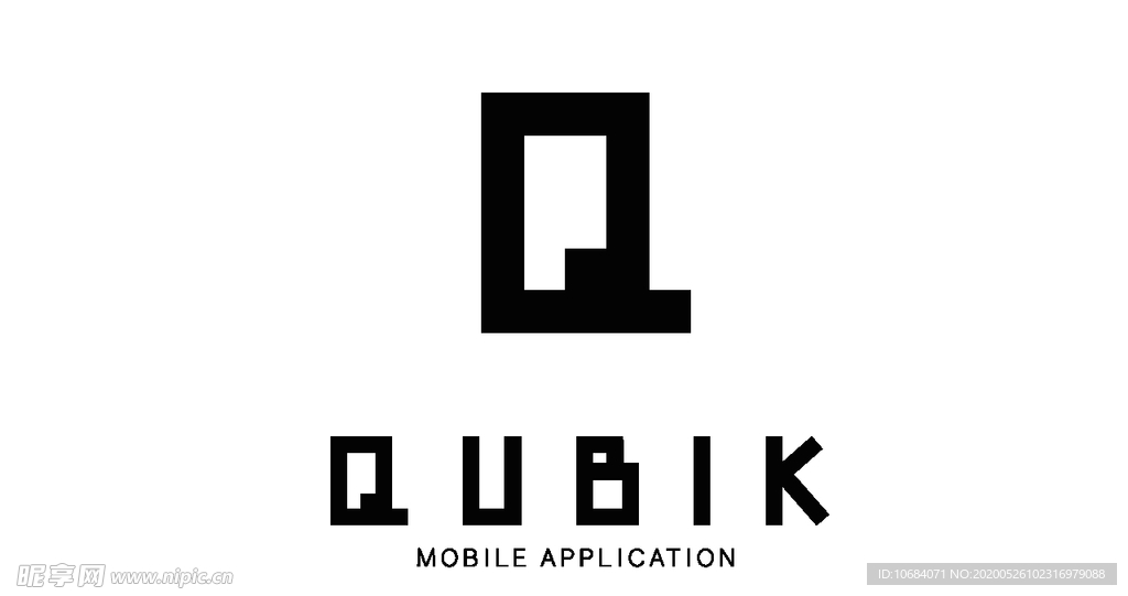 矢量logo标志Q字母元素