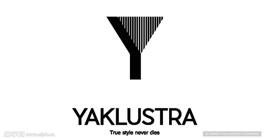 Y字母logo标志元素