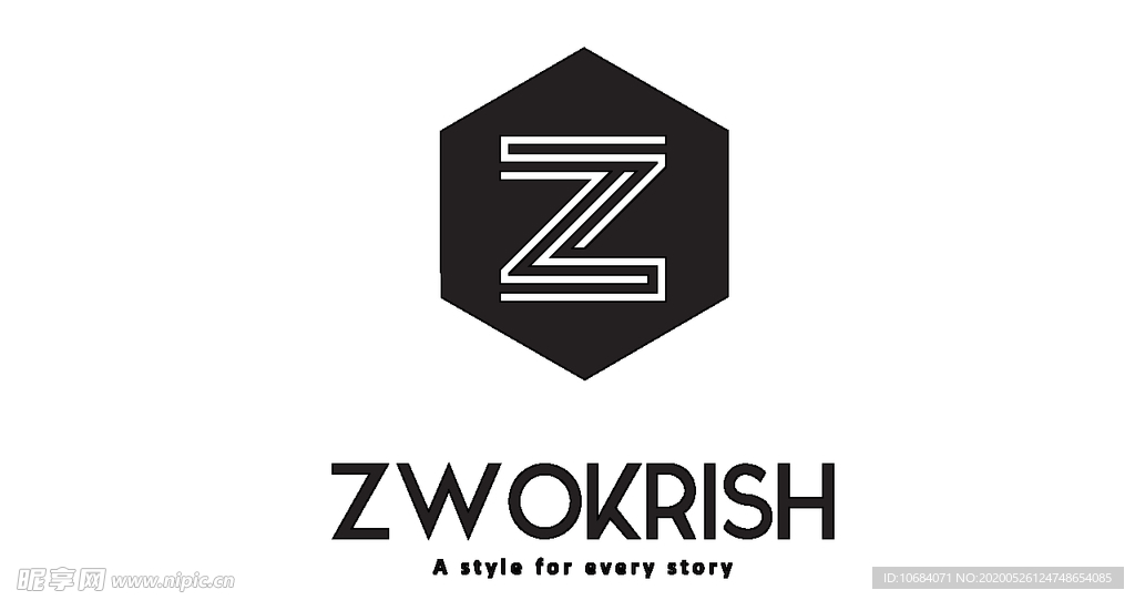 创意矢量logo标志Z元素