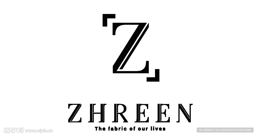 创意矢量logo标志Z元素
