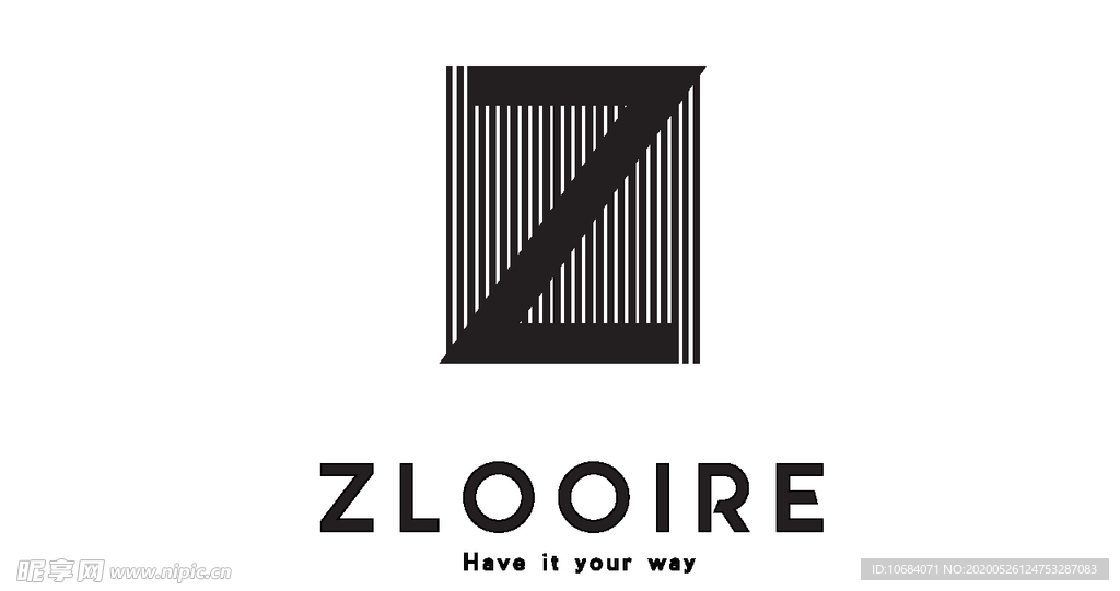 创意矢量logo标志Z元素
