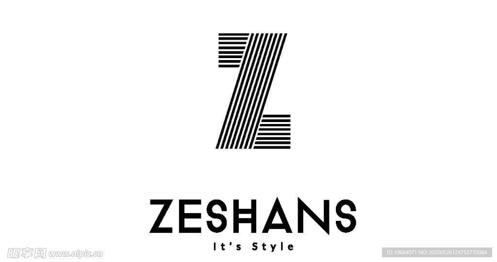 创意矢量logo标志Z元素
