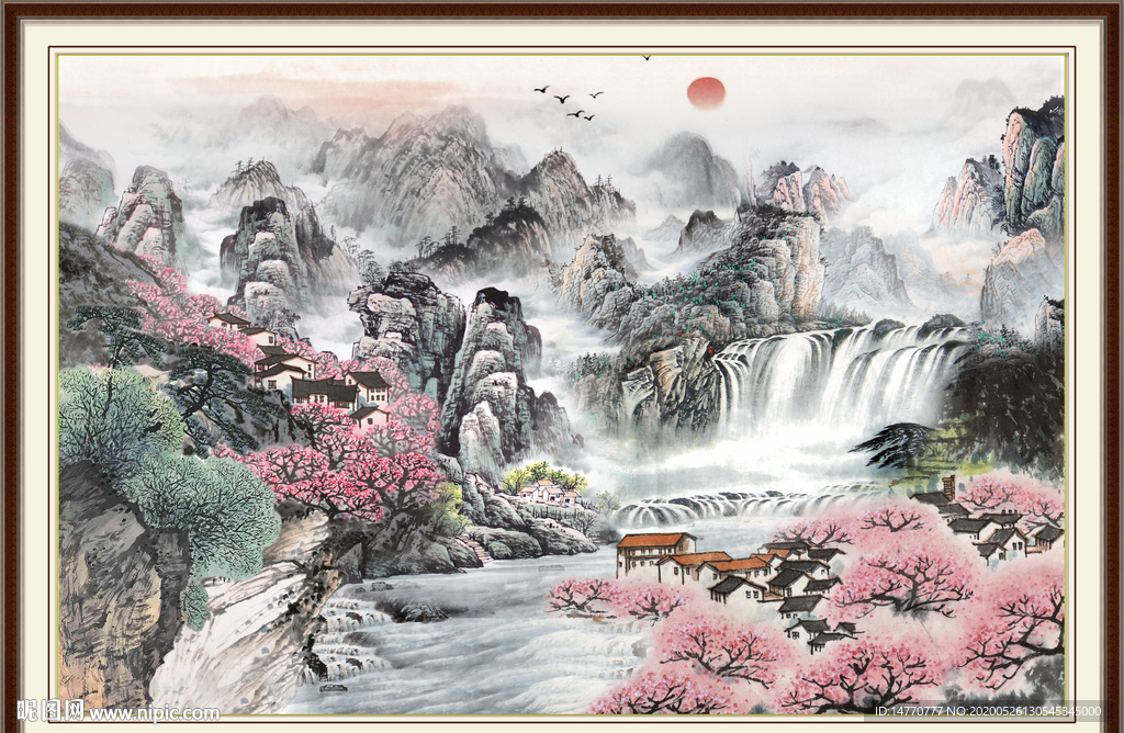 山水风景图