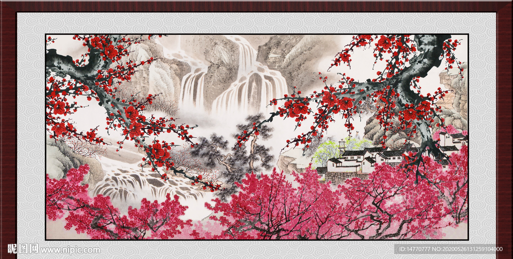 国画梅花