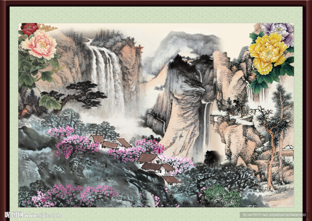 山水风景图