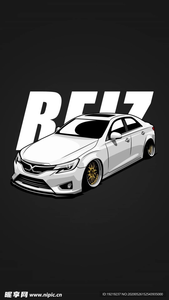 白色汽车