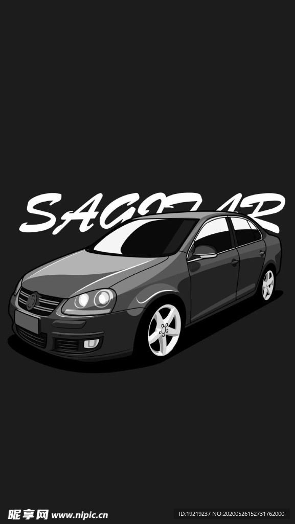 灰色汽车