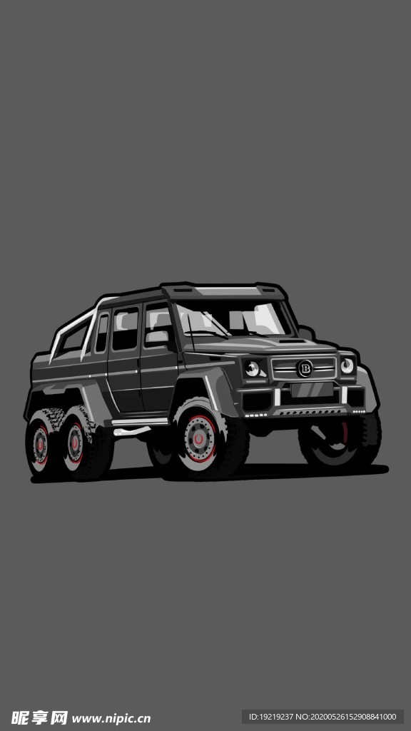 灰色汽车