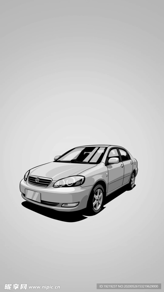 白色汽车