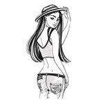 女性插画