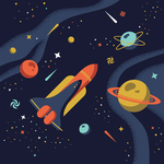 宇宙插画