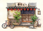 卡通街道