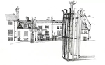 水彩建筑插画