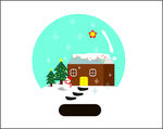 卡通雪人