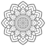 曼陀罗花纹