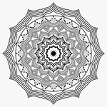 曼陀罗花纹