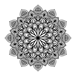 曼陀罗花纹