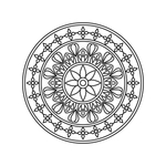 曼陀罗花纹