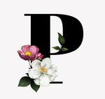 花 字母 P