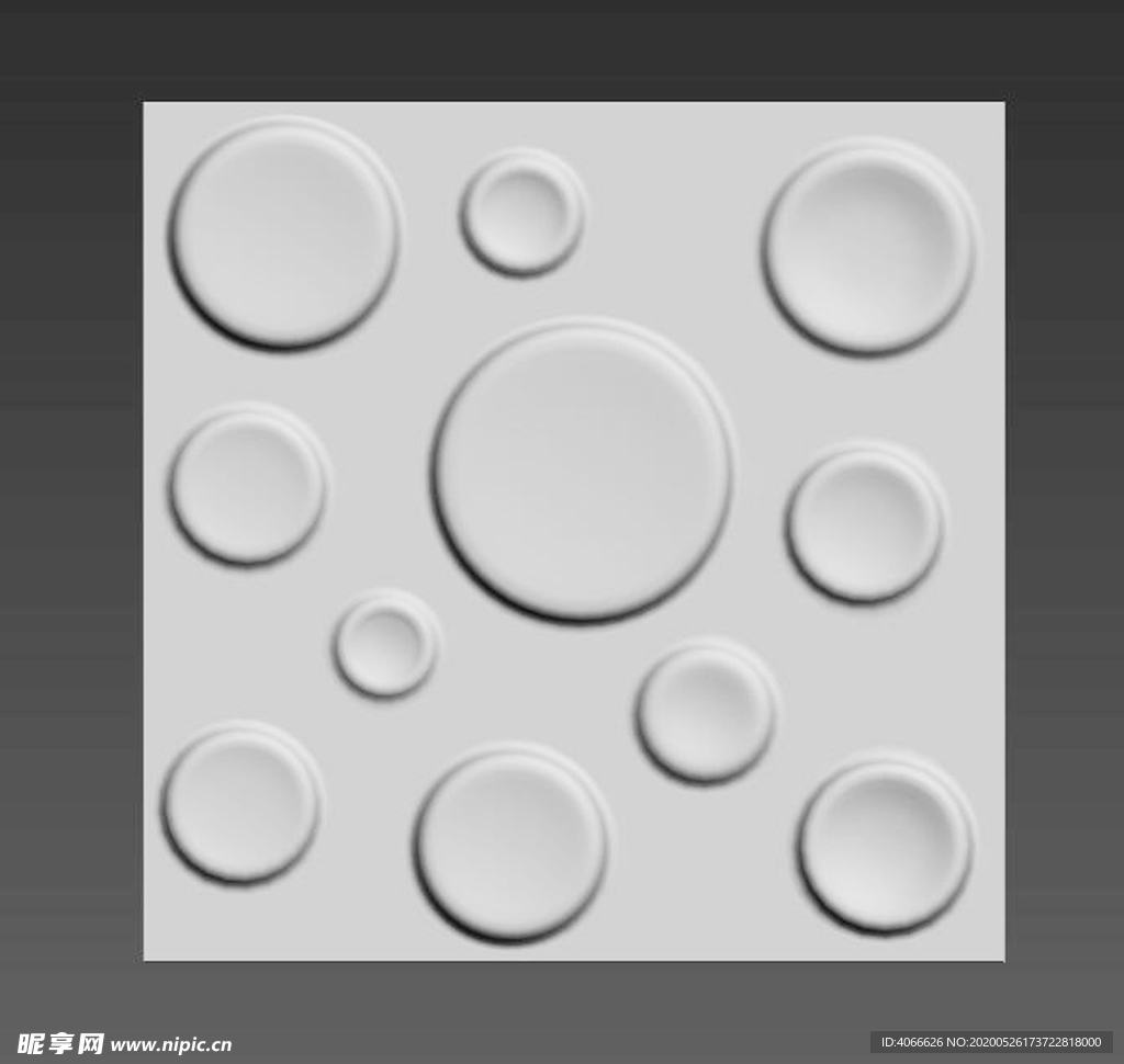 墙面外凸机理3d模型