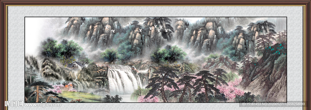 聚宝盆山水