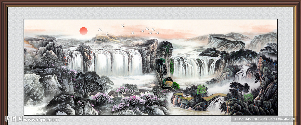 山水聚宝盆