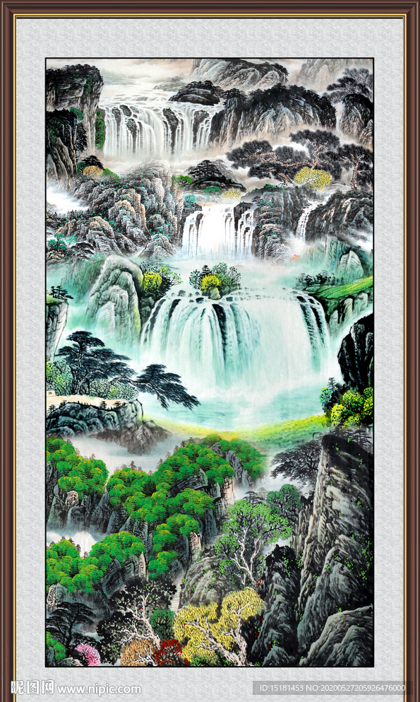 巨幅山水画