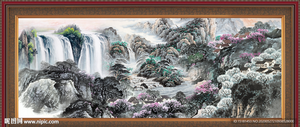 巨幅山水
