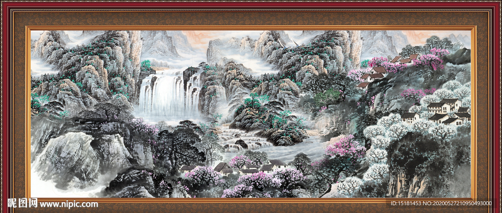 巨幅山水画