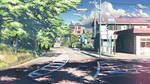 日本城市小清新插画