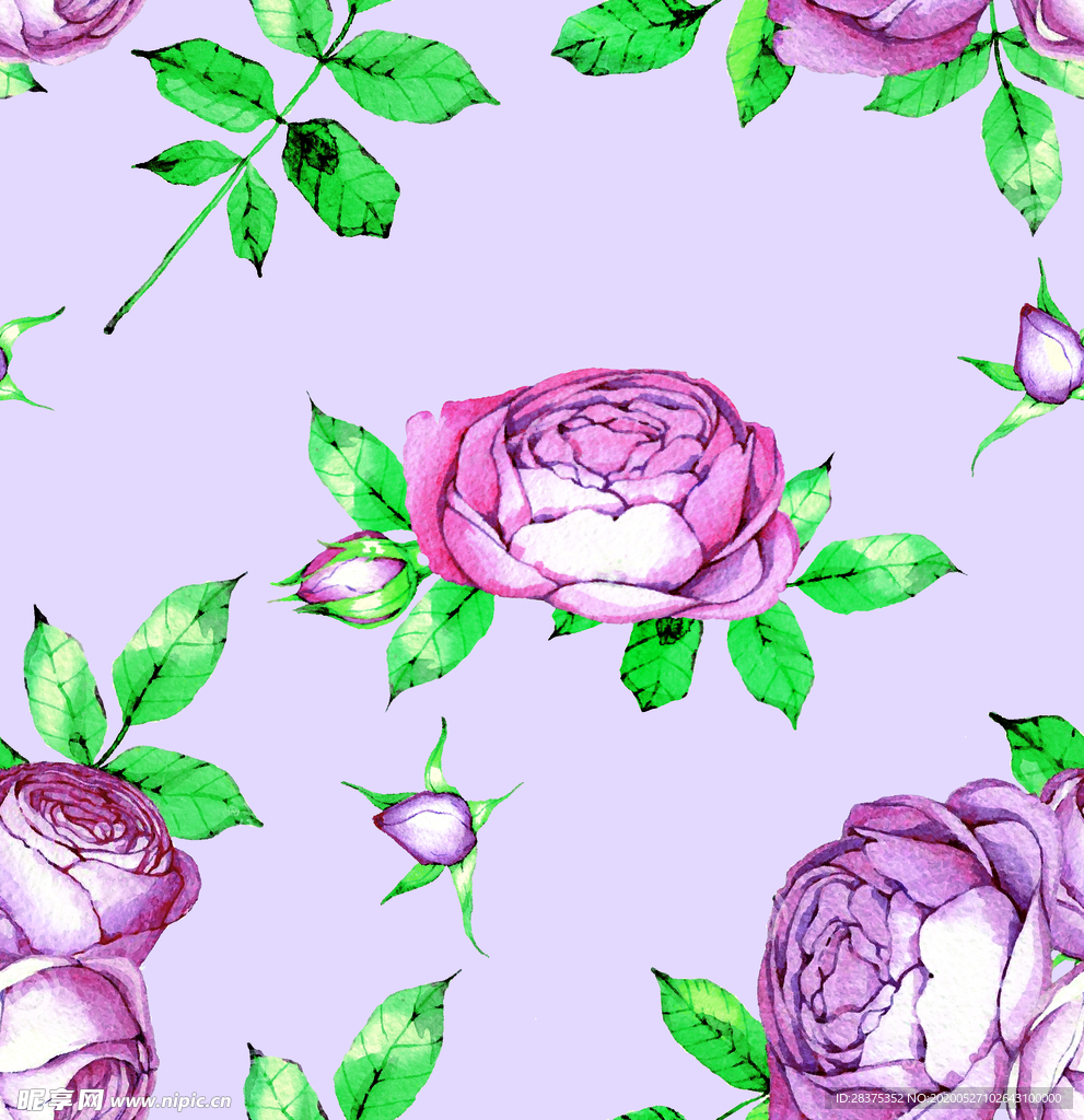 手绘花