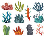 卡通珊瑚