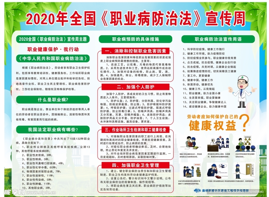 2020年全国职业病防治法宣传