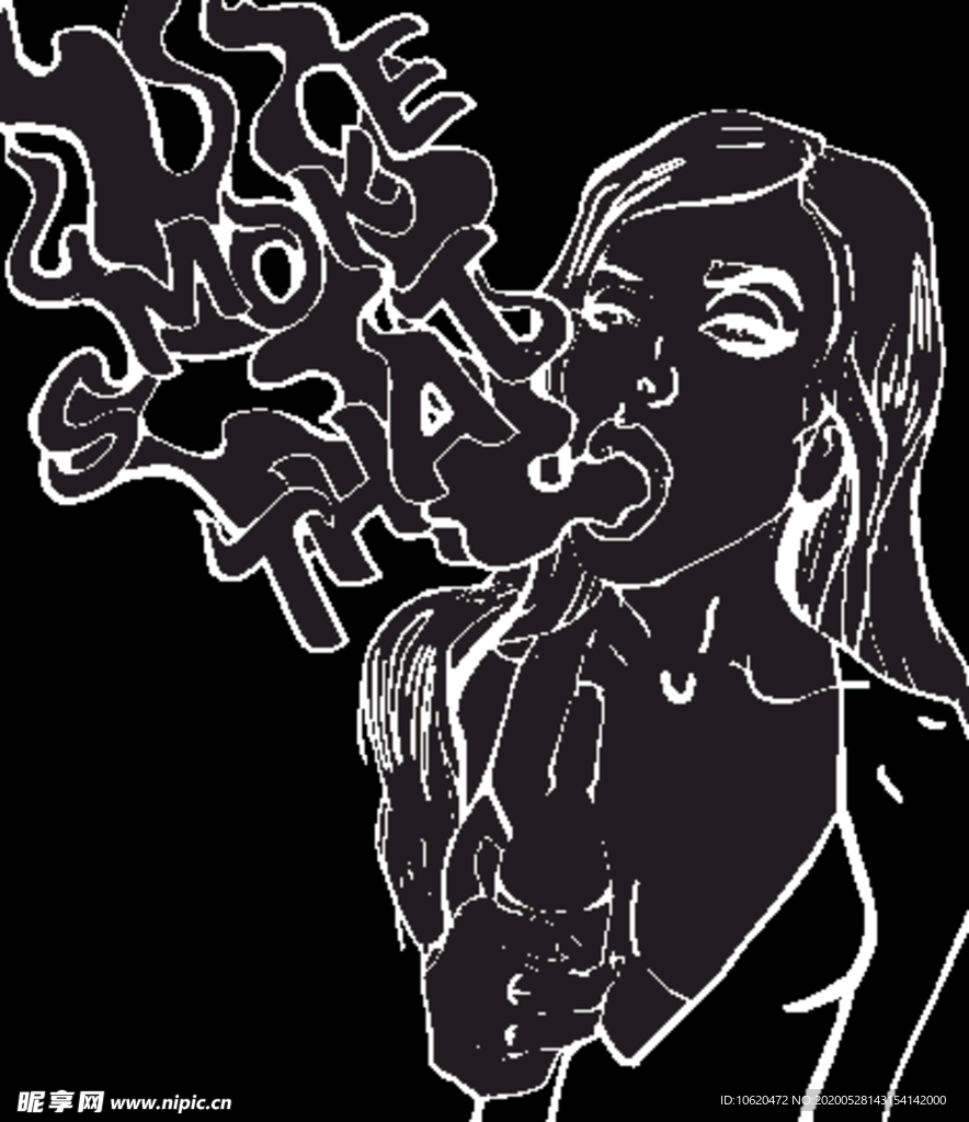 线条插画