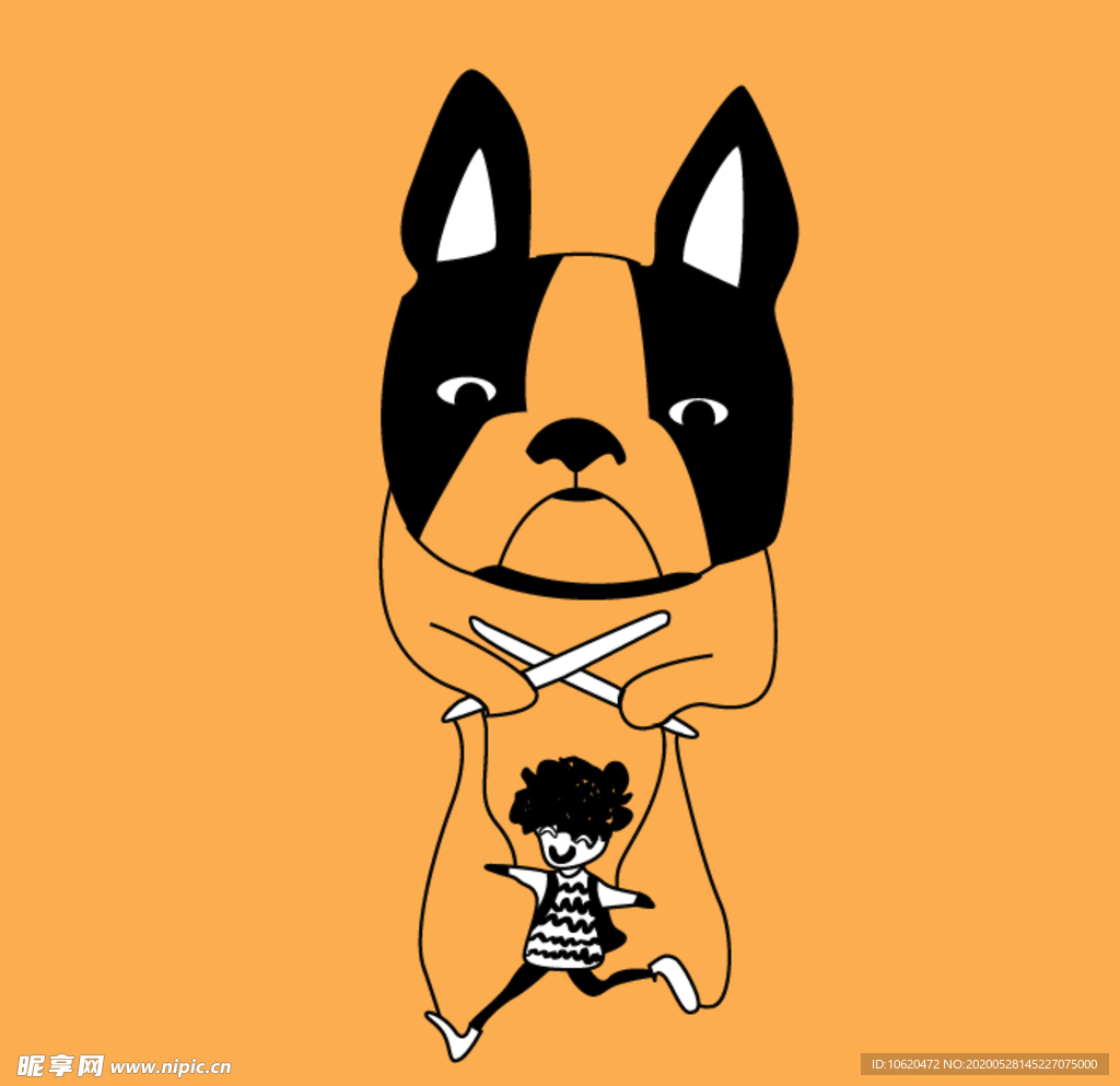 线条狗儿