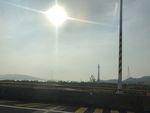 夕阳下的塔吊