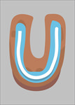 字母U