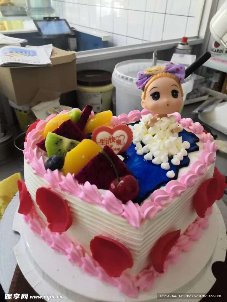 蛋糕 粉色蛋糕 可爱蛋糕 儿童