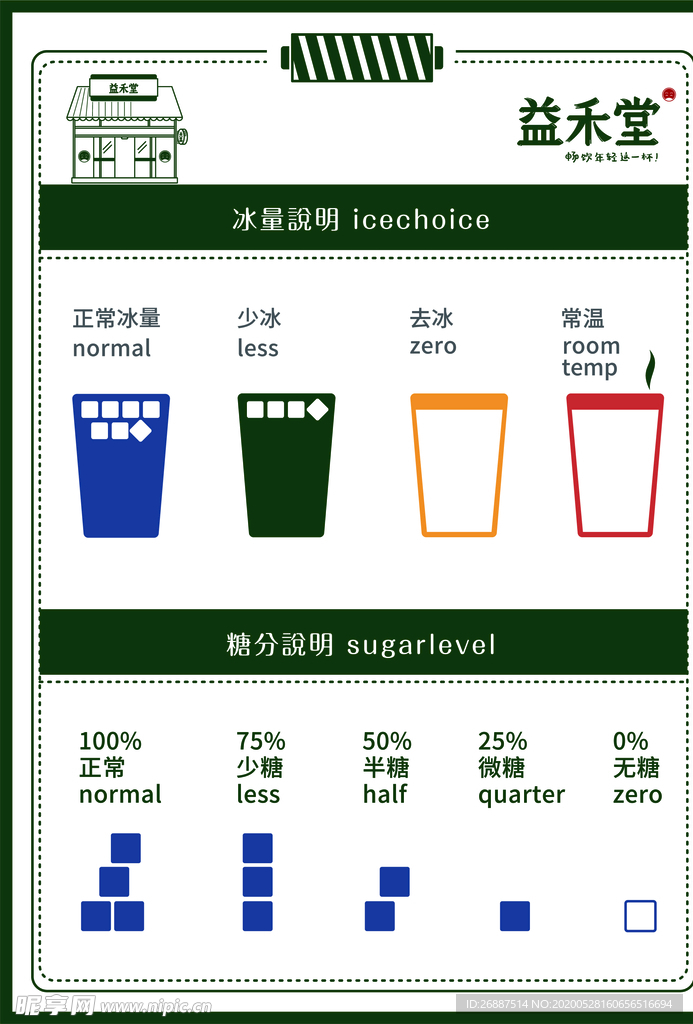 益禾堂标准表