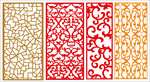 镂空雕花 玄关图案 装修花纹