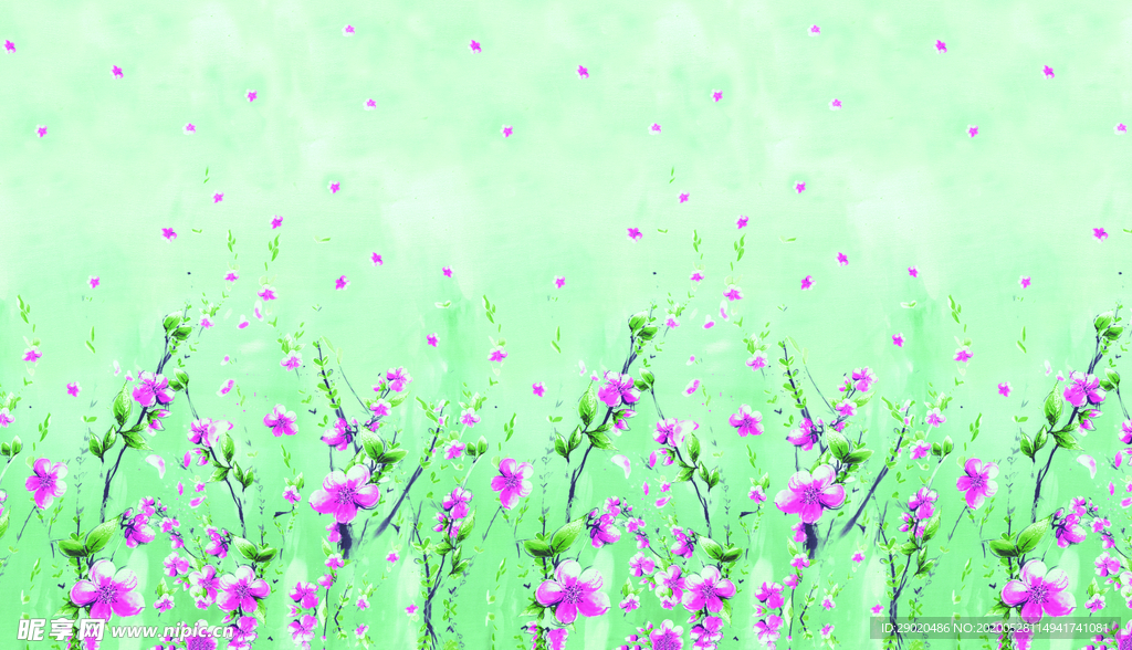 手绘花