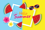 卡通夏季素材