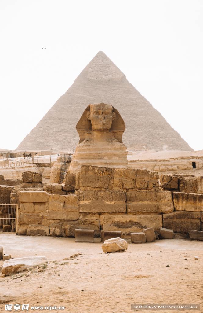 埃及建筑金字塔旅游景点素材