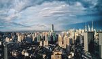 城市高楼鸟瞰