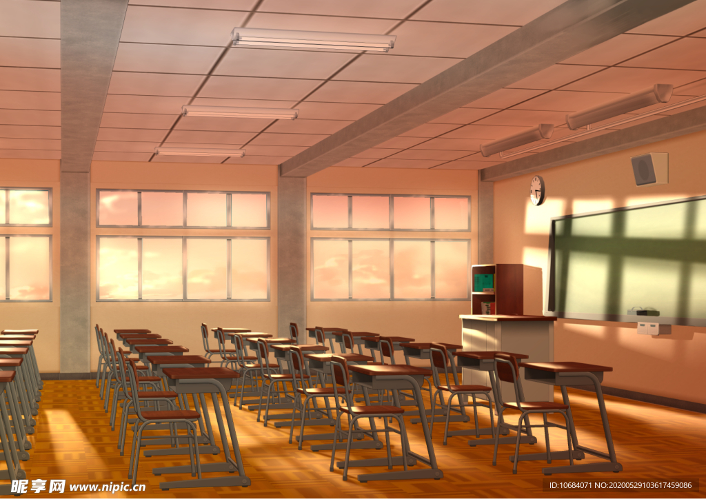 矢量学校课堂座椅背景