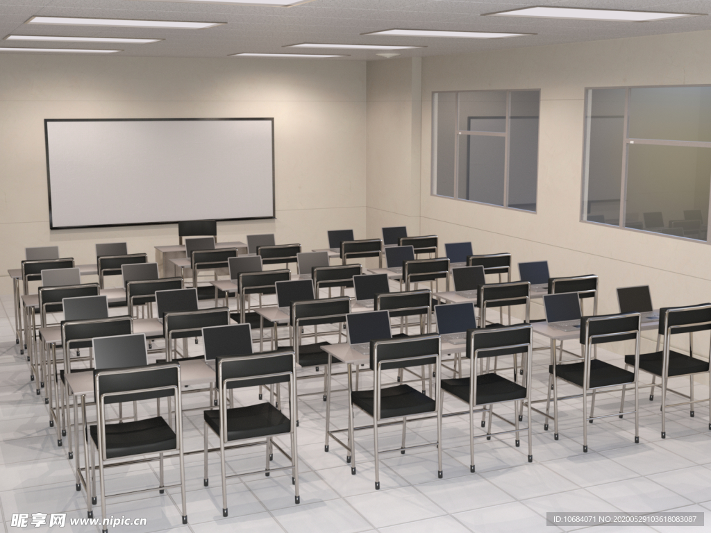 矢量学校课堂座椅背景