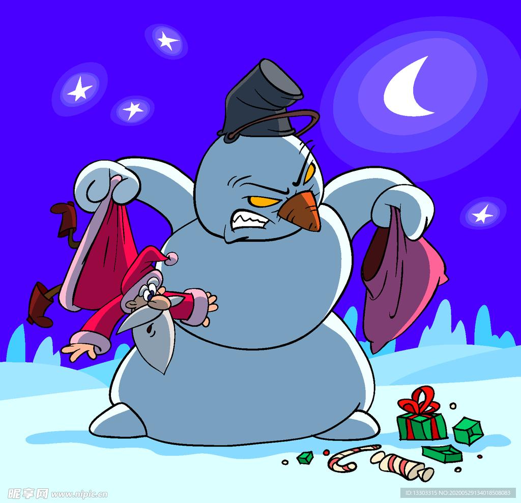雪人搞笑漫画